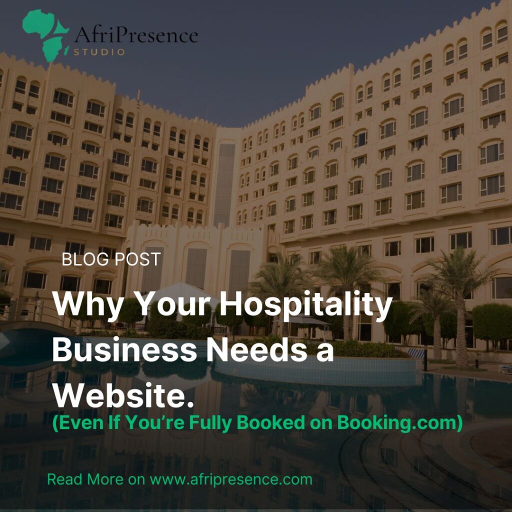 Why Your Hospitality Business Needs a Website.